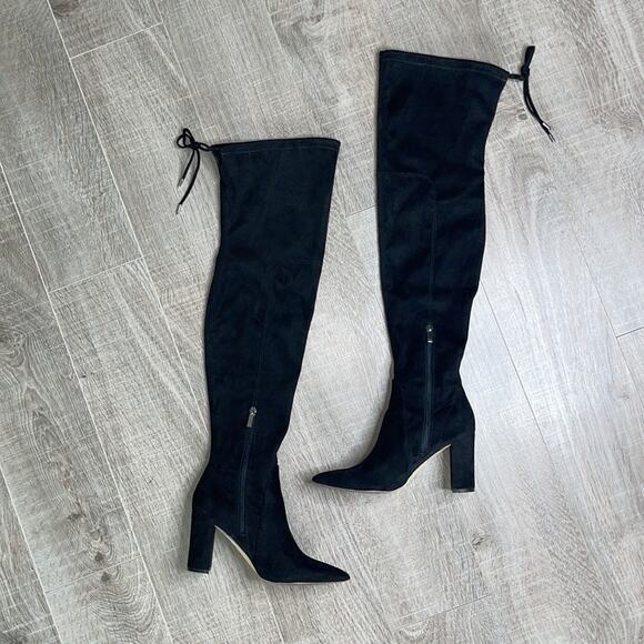 MARC FISHER LTD Black MLULONA Over The Knee Boot Women’s Size 7.5 - Picture 6 of 15